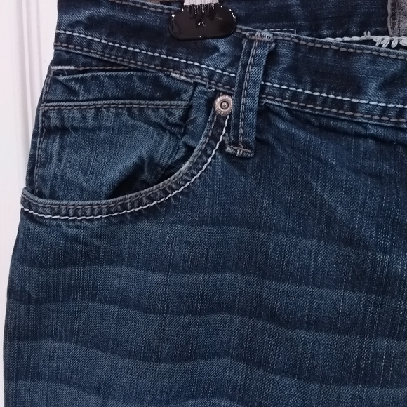 Men's BKE Derick Straight Jeans 34R Waist by approx 30 Leg Pre-owned Blue - Picture 5 of 16